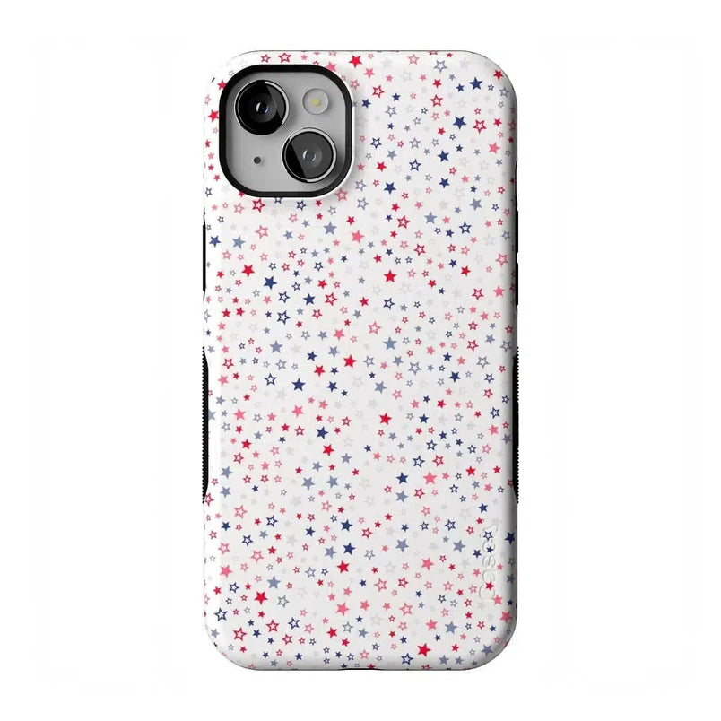 Seeing Stars | Red, White & Blue Case Phone Case Casetry Bold Flex + MagSafe® iPhone 14 Plus