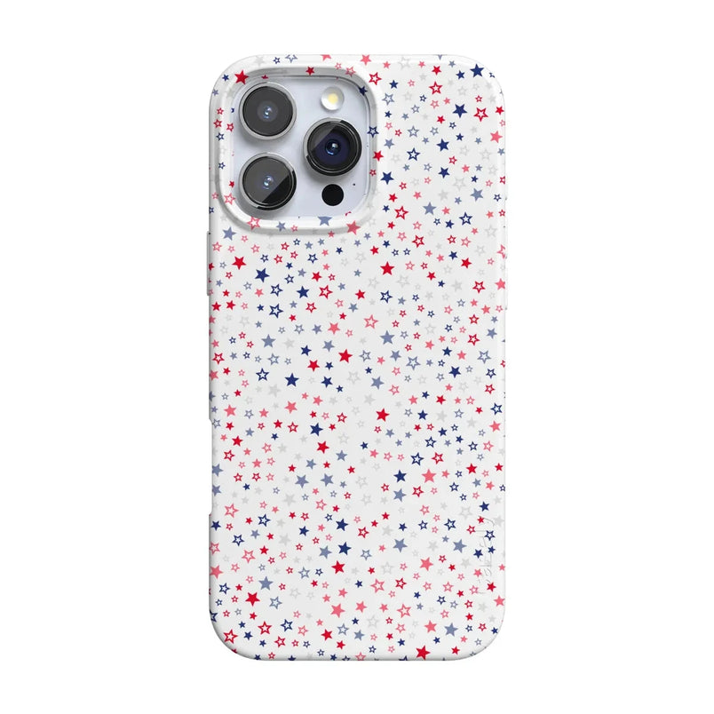Seeing Stars | Red, White & Blue Case Phone Case Casetry Classic + MagSafe® iPhone 16 Pro Max 