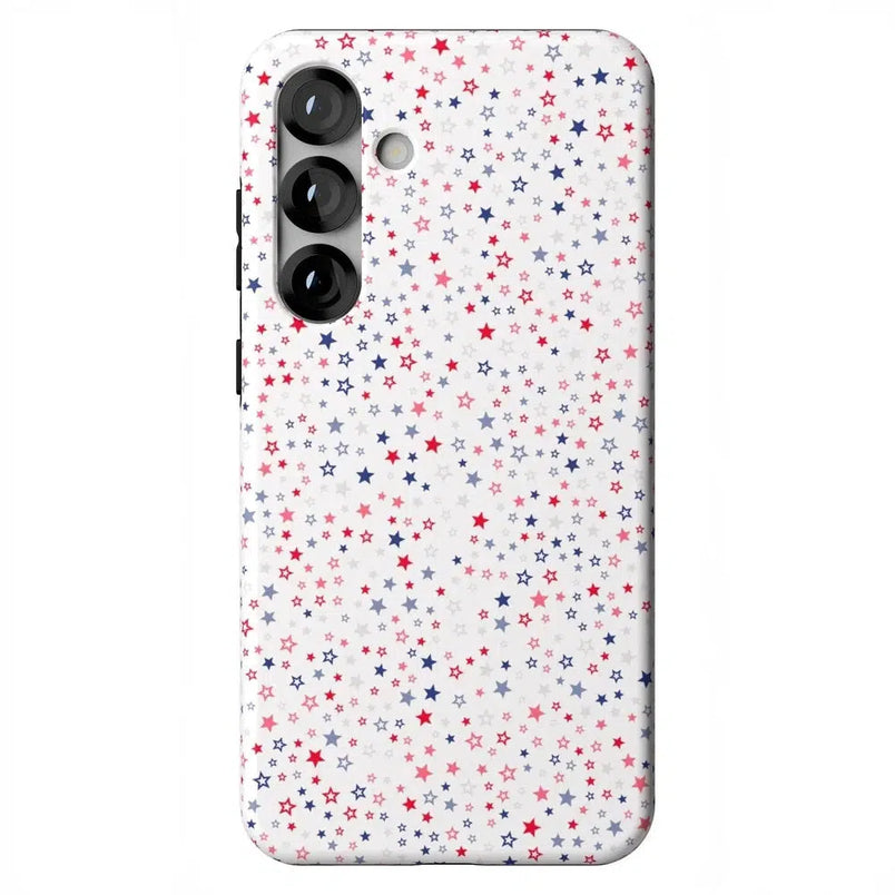 Seeing Stars | Red, White & Blue Case Phone Case Casetry Essential + MagSafe® Galaxy S25 Plus