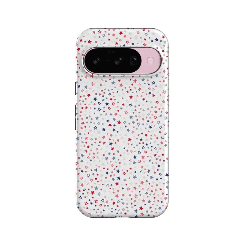 Seeing Stars | Red, White & Blue Case Phone Case Casetry Essential + MagSafe® Google Pixel 10 