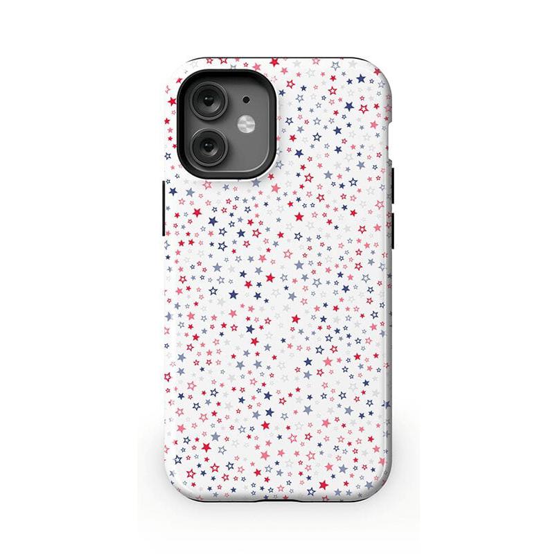 Seeing Stars | Red, White & Blue Case Phone Case Casetry Essential + MagSafe® iPhone 12 Mini