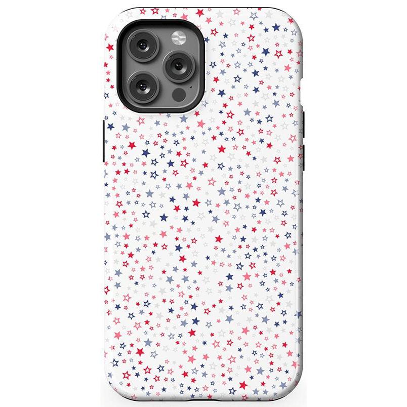 Seeing Stars | Red, White & Blue Case Phone Case Casetry Essential + MagSafe® iPhone 12 Pro Max