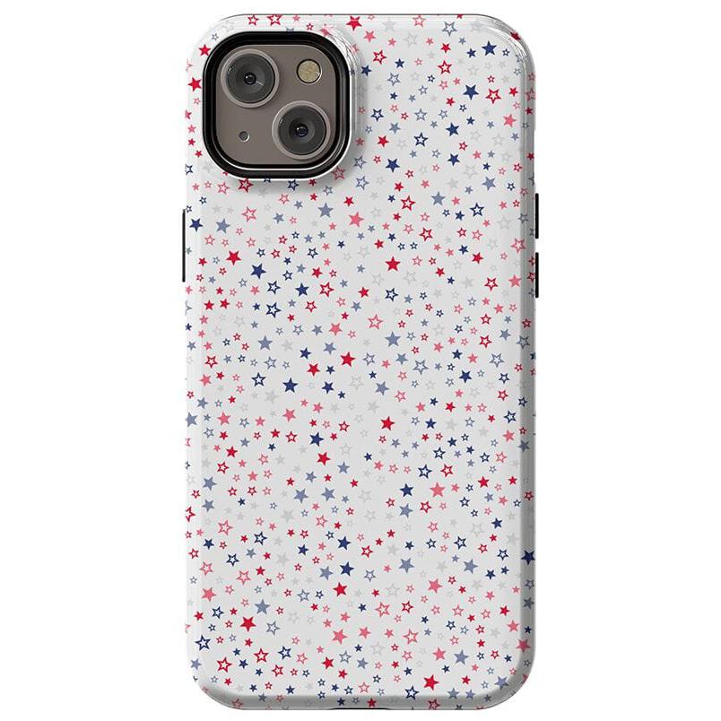 Seeing Stars | Red, White & Blue Case Phone Case Casetry Essential + MagSafe® iPhone 14 Plus