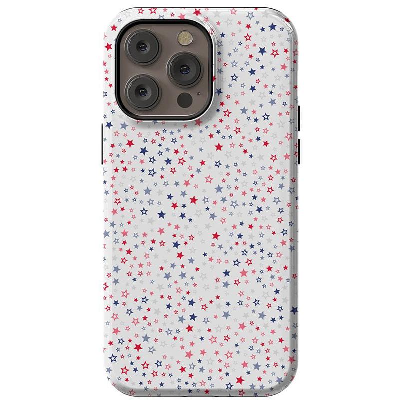 Seeing Stars | Red, White & Blue Case Phone Case Casetry Essential + MagSafe® iPhone 14 Pro Max