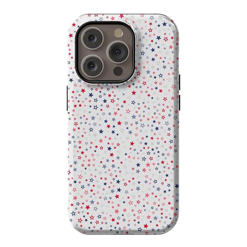 Seeing Stars | Red, White & Blue Case Phone Case Casetry Essential + MagSafe® iPhone 14 Pro