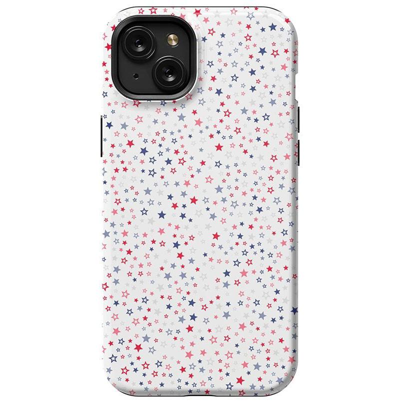 Seeing Stars | Red, White & Blue Case Phone Case Casetry Essential + MagSafe® iPhone 15 Plus
