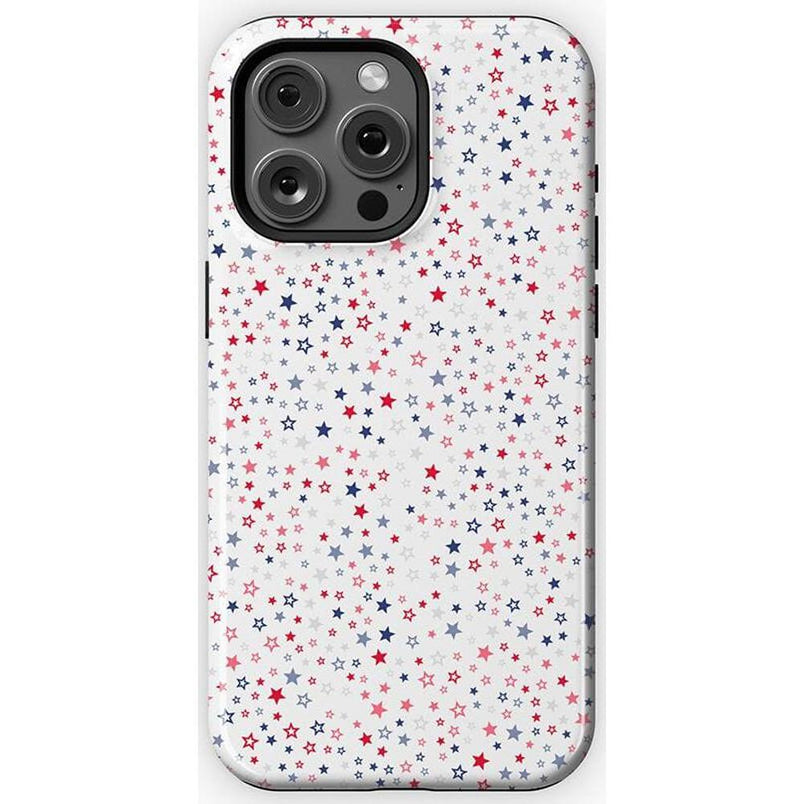 Seeing Stars | Red, White & Blue Case Phone Case Casetry Essential + MagSafe® iPhone 15 Pro Max