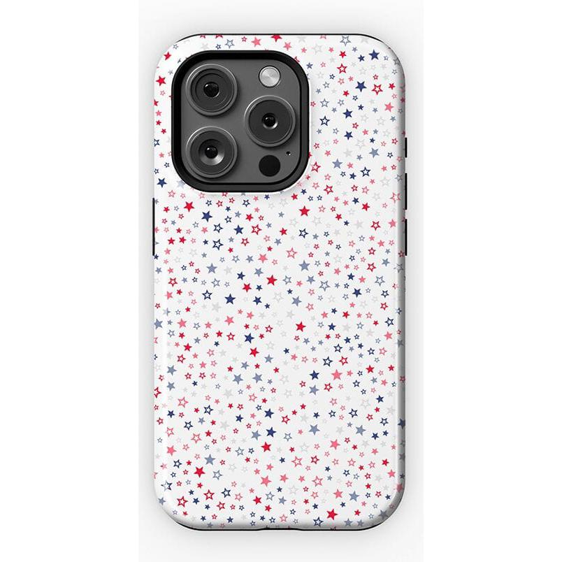 Seeing Stars | Red, White & Blue Case Phone Case Casetry Essential + MagSafe® iPhone 15 Pro