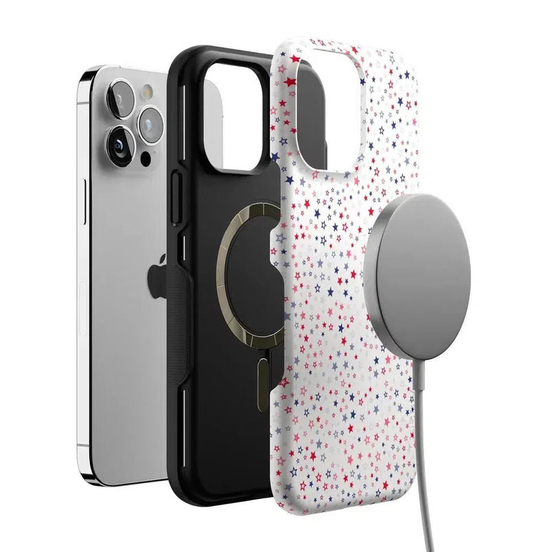 Seeing Stars | Red, White & Blue Case Phone Case Casetry 