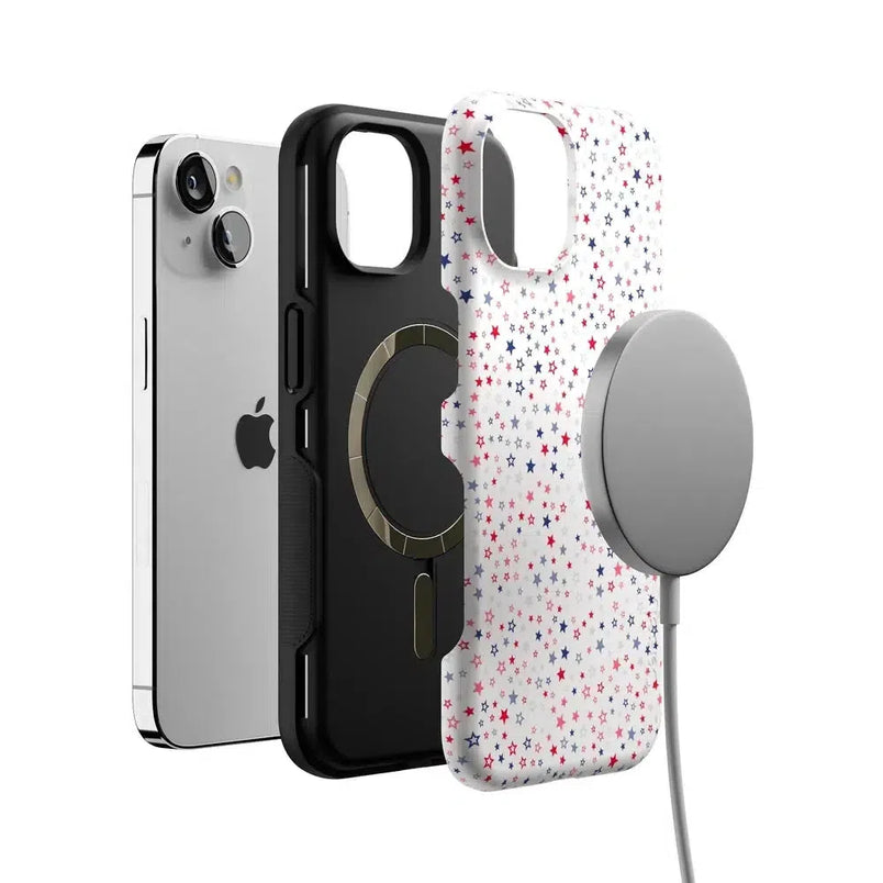 Seeing Stars | Red, White & Blue Case Phone Case Casetry 