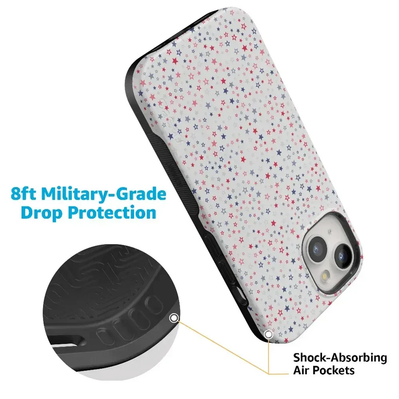 Seeing Stars | Red, White & Blue Case Phone Case Casetry 