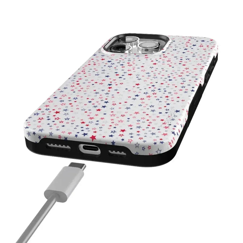 Seeing Stars | Red, White & Blue Case Phone Case Casetry 