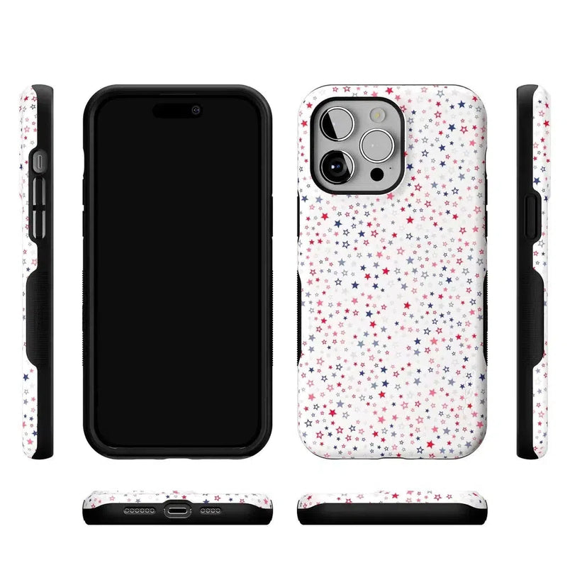 Seeing Stars | Red, White & Blue Case Phone Case Casetry 