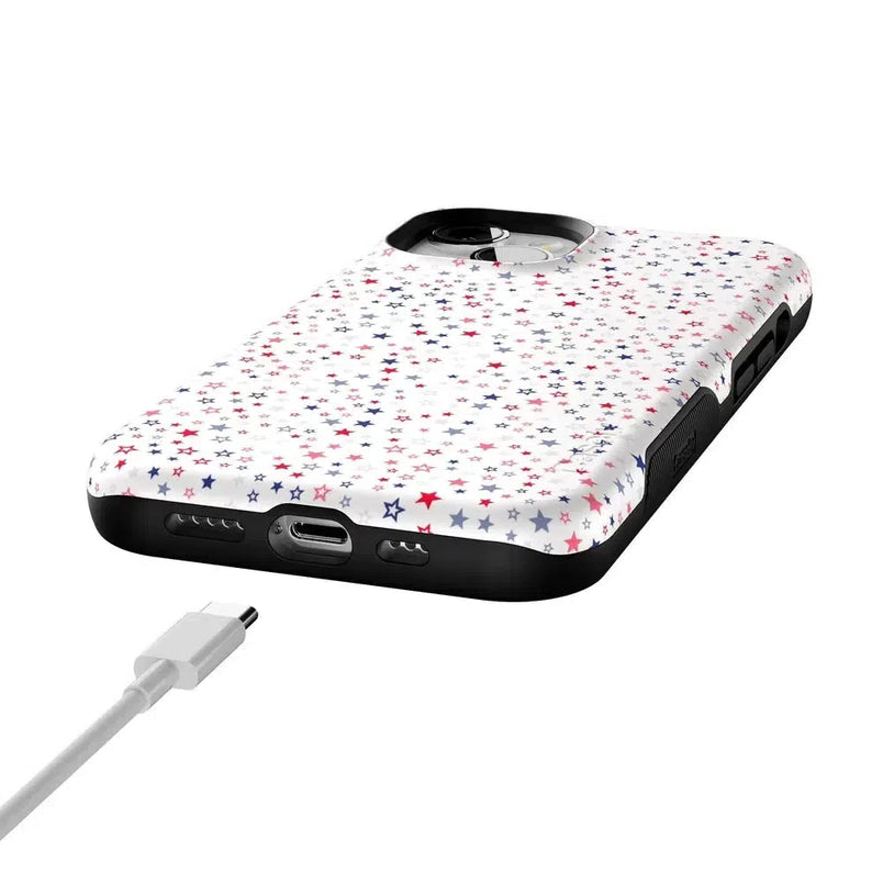 Seeing Stars | Red, White & Blue Case Phone Case Casetry 