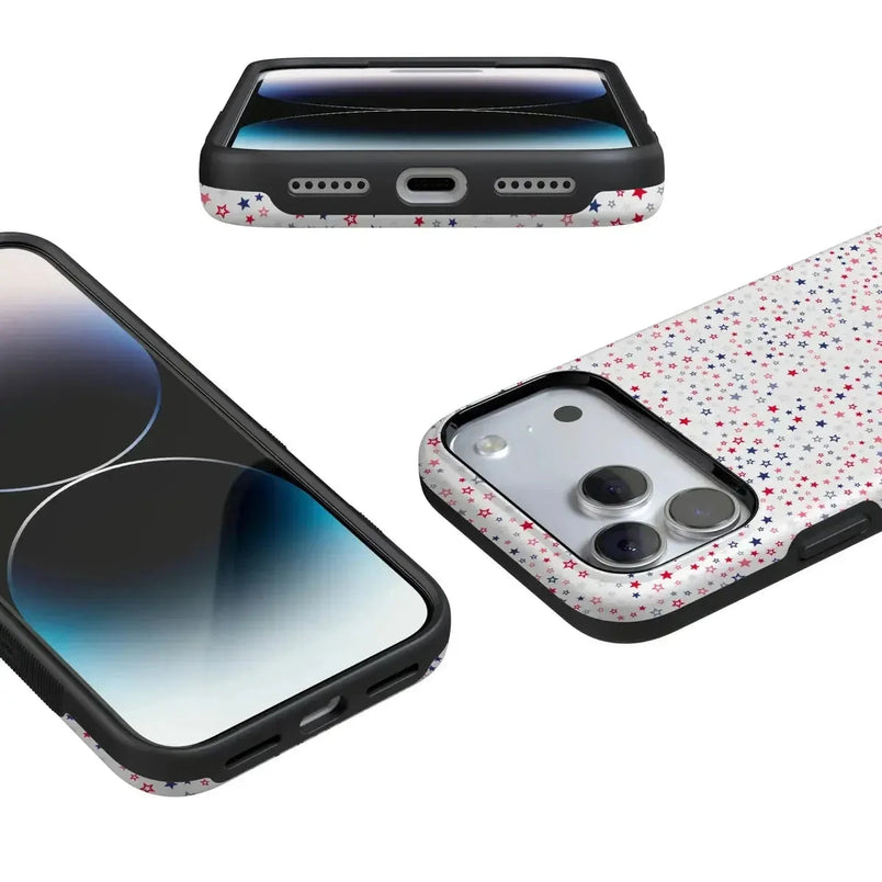 Seeing Stars | Red, White & Blue Case Phone Case Casetry 
