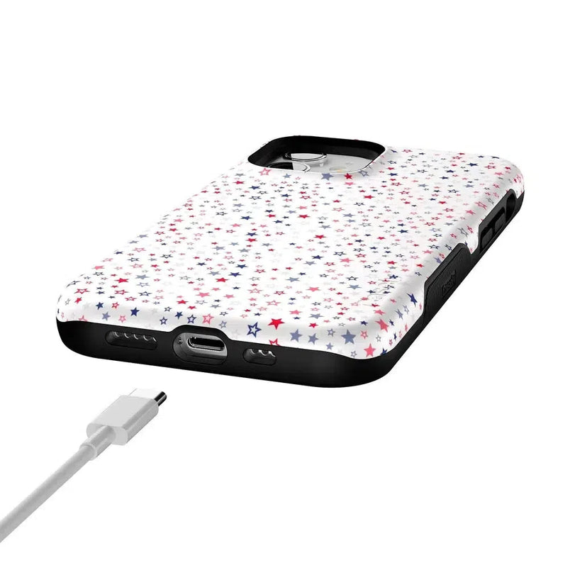 Seeing Stars | Red, White & Blue Case Phone Case Casetry 