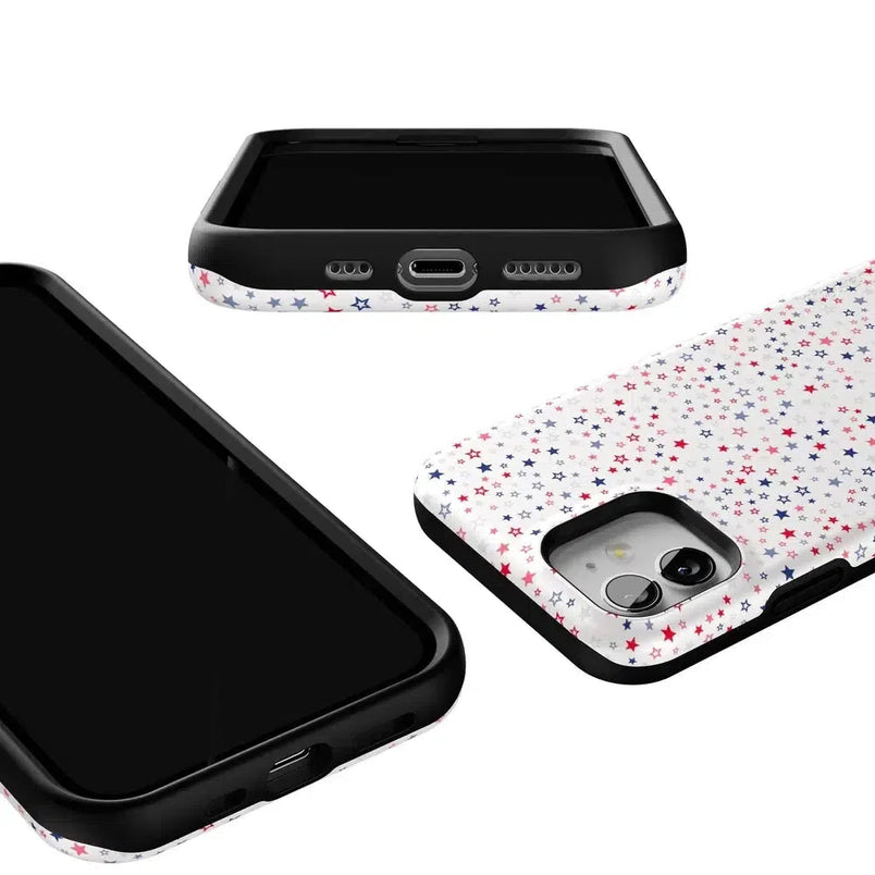 Seeing Stars | Red, White & Blue Case Phone Case Casetry 