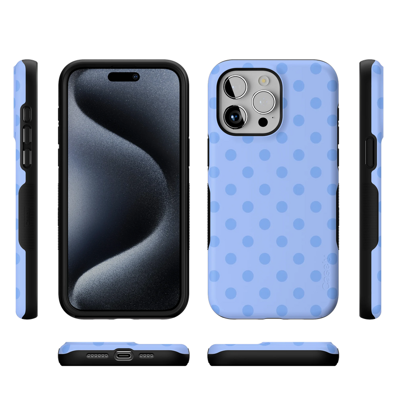 Spotted in SoHo | Periwinkle Polka Dot Case