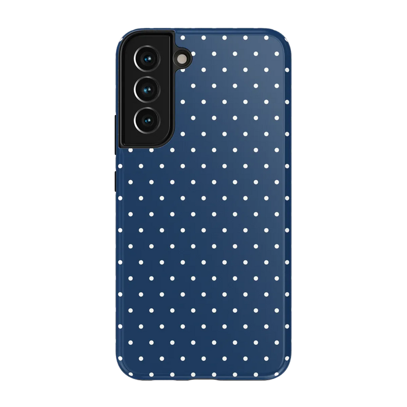 On the Dot | Navy Polka Dot Case