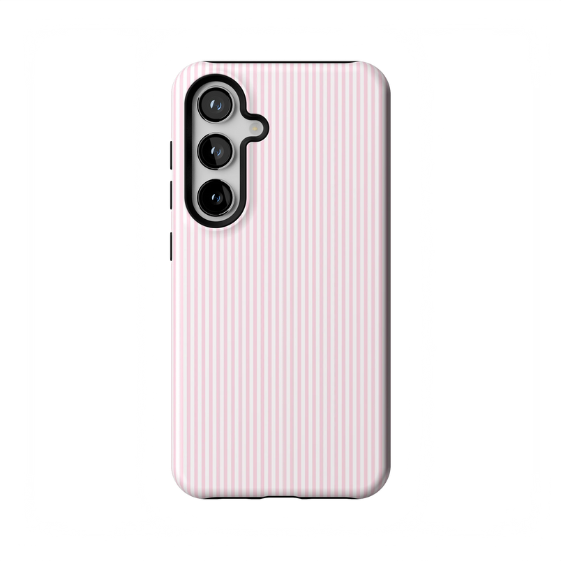 Stripes and the City | Light Pink Pinstripe Case - Galaxy S23