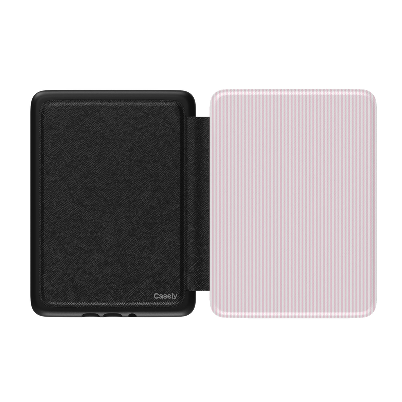 Stripes and the City | Light Pink Pinstripe Kindle Case