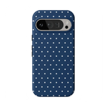 On the Dot | Navy Polka Dot Case