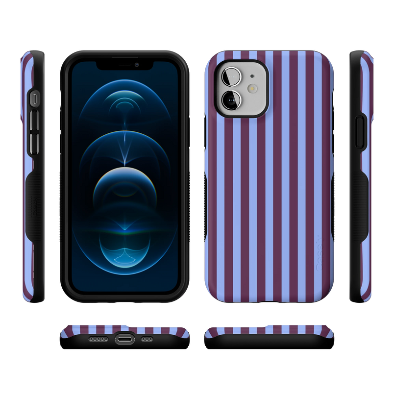 Perfect Stripes | Purple & Blue Stripes Case