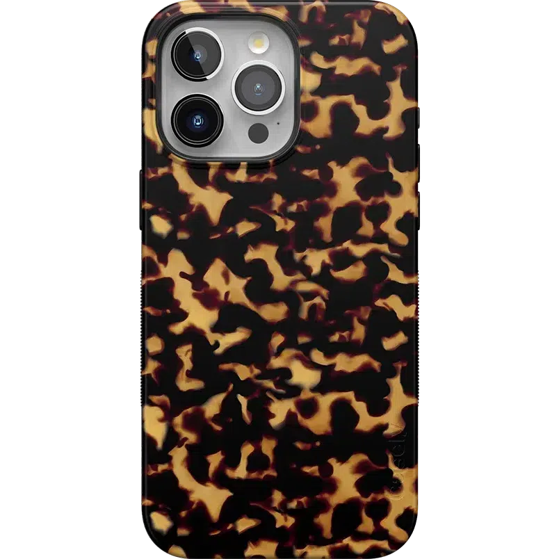 Shell Shocked | Tortoise Print Case iPhone Case get.casely Bold + MagSafe® iPhone 15 Pro Max