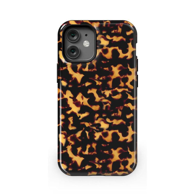 Shell Shocked | Tortoise Print Case iPhone Case get.casely Essential + MagSafe® iPhone 12 Mini