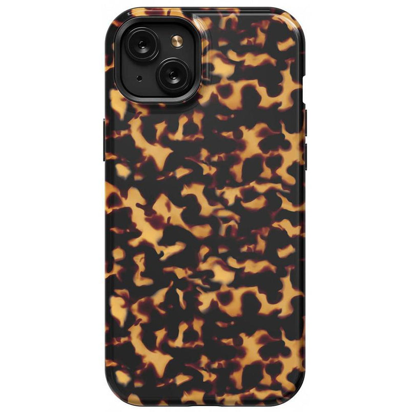Shell Shocked | Tortoise Print Case iPhone Case get.casely Essential + MagSafe® iPhone 15 Plus