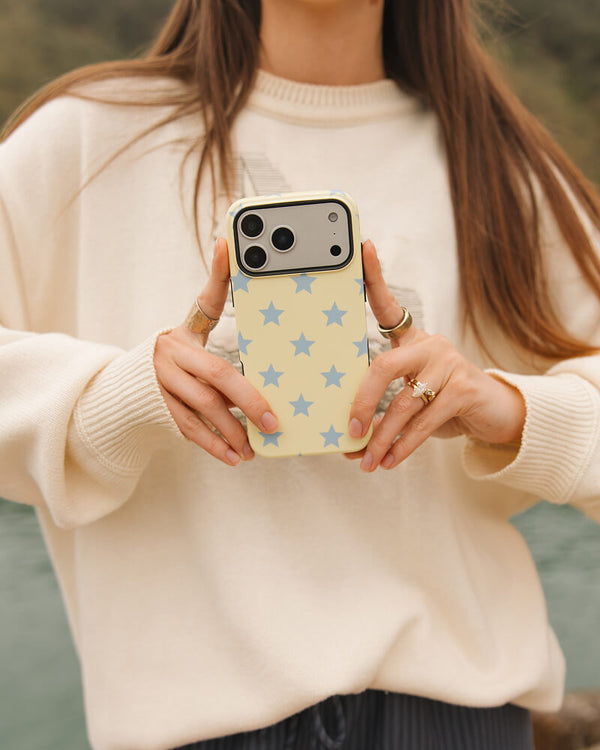 Shine Bright | Butter Yellow Stars Case