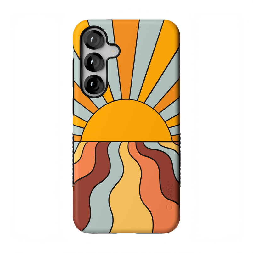 Shine On | Retro Sunset Case iPhone Case get.casely Bold Flex + MagSafe® Galaxy S25 Plus 