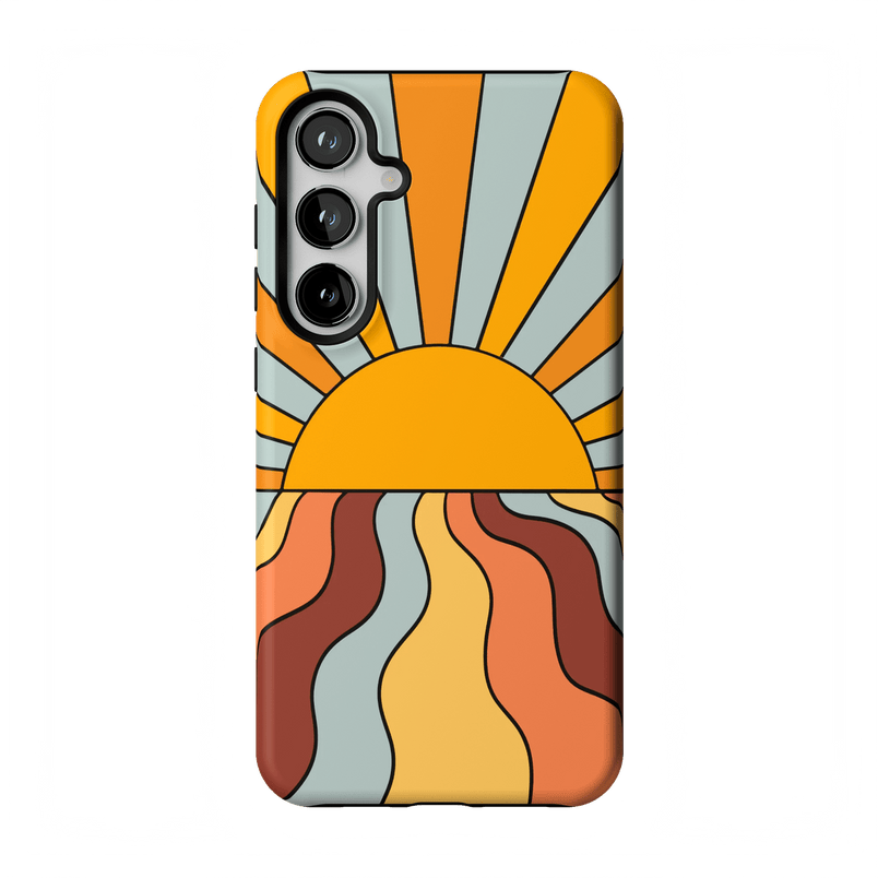 Shine On | Retro Sunset Case iPhone Case get.casely Bold Flex + MagSafe® Galaxy S26 Plus 