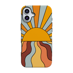 Shine On | Retro Sunset Case iPhone Case get.casely Bold Flex + MagSafe® iPhone 16 Plus 