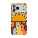 Shine On | Retro Sunset Case iPhone Case get.casely Classic + MagSafe® iPhone 17 Pro Max 