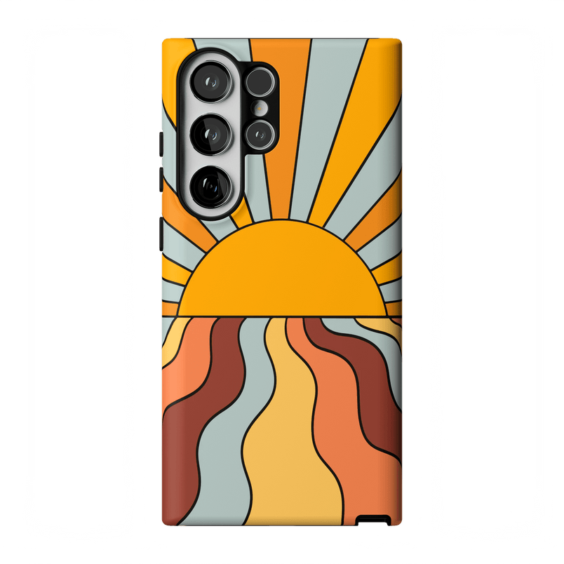 Shine On | Retro Sunset Case iPhone Case get.casely Essential Galaxy S23 Ultra 