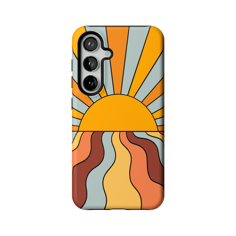 Shine On | Retro Sunset Case iPhone Case get.casely Essential Galaxy S24 