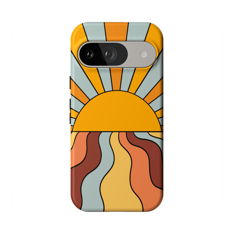 Shine On | Retro Sunset Case iPhone Case get.casely Essential Google Pixel 9 