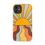 Shine On | Retro Sunset Case iPhone Case get.casely Essential iPhone 11 