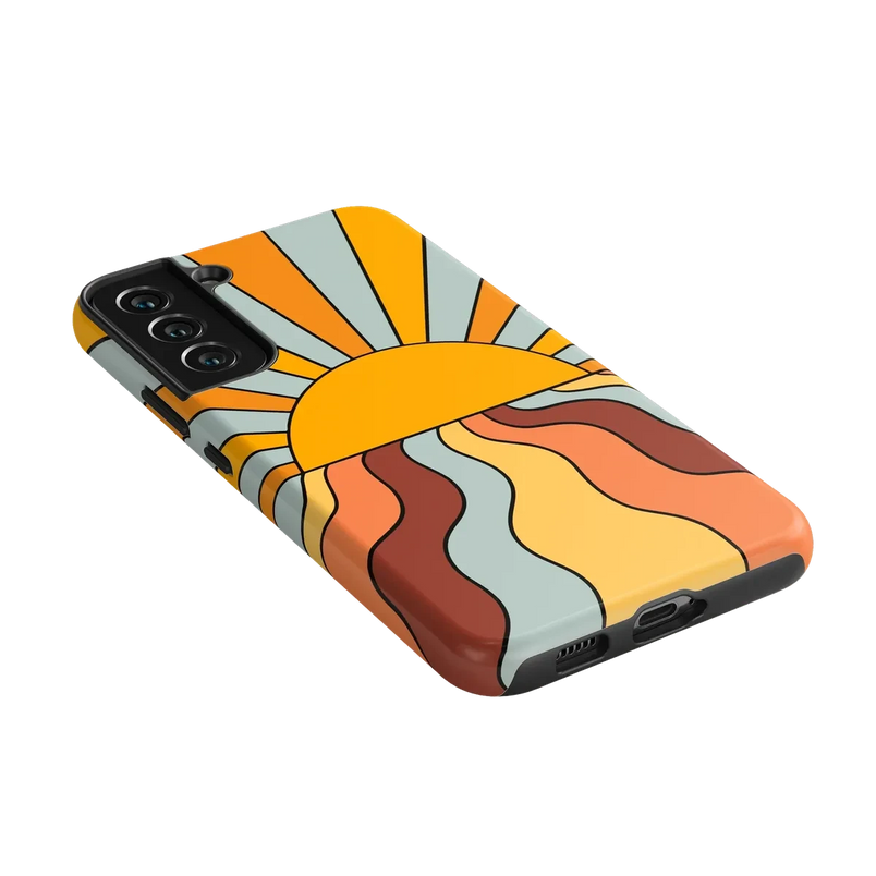 Shine On | Retro Sunset Case iPhone Case get.casely 
