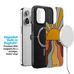 Shine On | Retro Sunset Case iPhone Case get.casely 