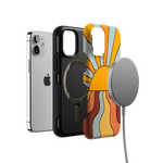 Shine On | Retro Sunset Case iPhone Case get.casely 