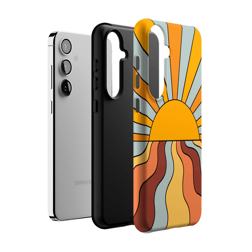 Shine On | Retro Sunset Case iPhone Case get.casely 