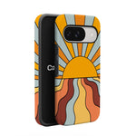 Shine On | Retro Sunset Case iPhone Case get.casely 