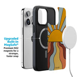 Shine On | Retro Sunset Case iPhone Case get.casely 