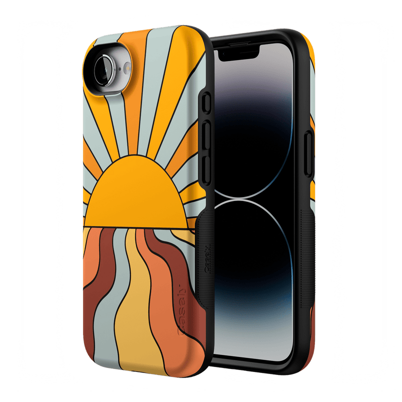 Shine On | Retro Sunset Case iPhone Case get.casely 