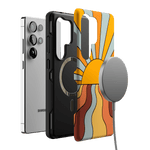 Shine On | Retro Sunset Case iPhone Case get.casely 