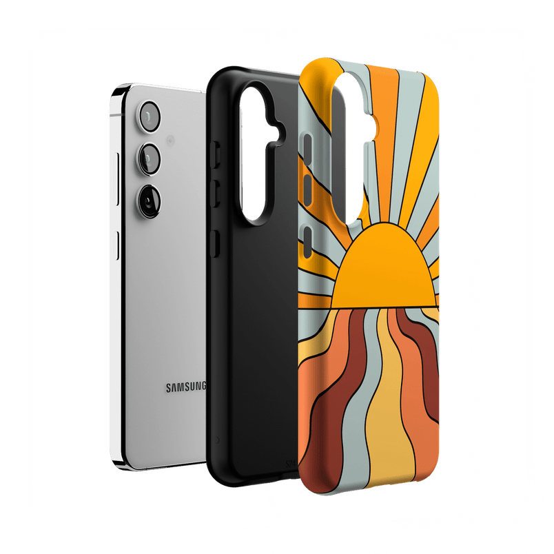 Shine On | Retro Sunset Case iPhone Case get.casely 
