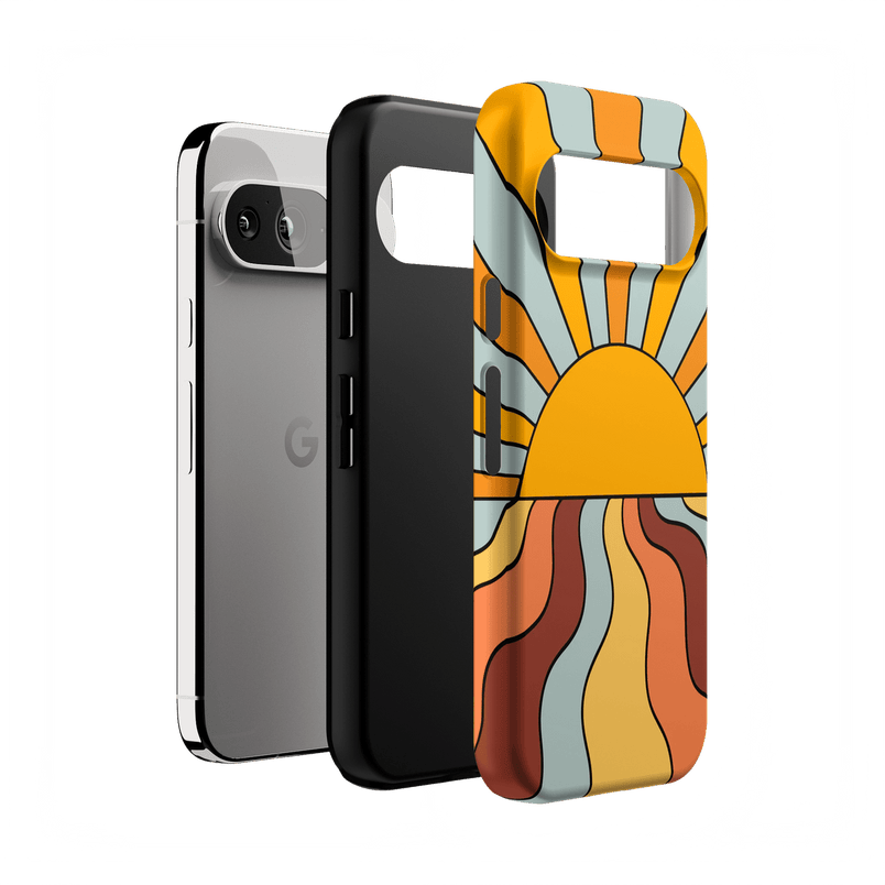 Shine On | Retro Sunset Case iPhone Case get.casely 