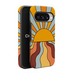 Shine On | Retro Sunset Case iPhone Case get.casely 